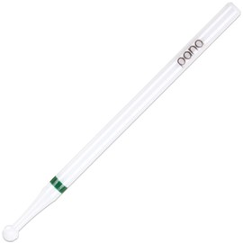 PANA 3/32" Shank Size Professional Ball Shaped White Ceramic Bit Coarse Grit - Nail Drill Bit for Dremel Machine