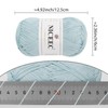 NICEEC 4 Skeins Soft Baby Yarn 100% Cotton Yarn for