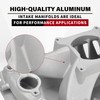 FGJQEFG Intake Manifold Single Plane Cast Satin Finish Aluminum Compatible