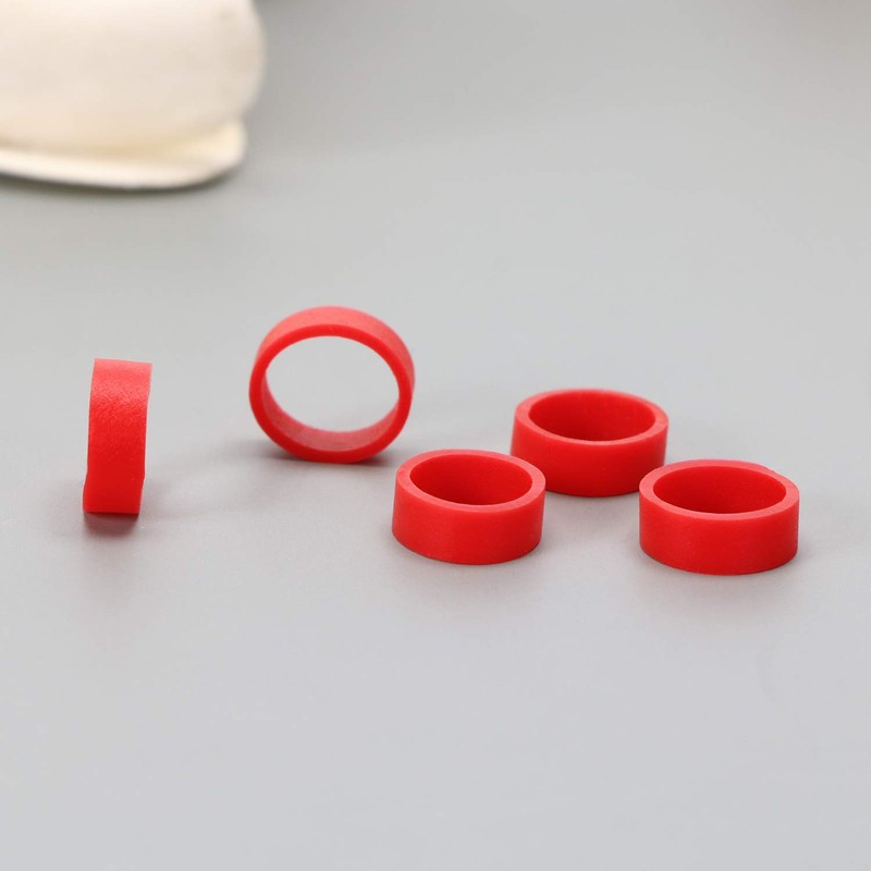 ONLYKXY 100 Pieces Silicone Cable Ties, Data Lines Silicone Cord