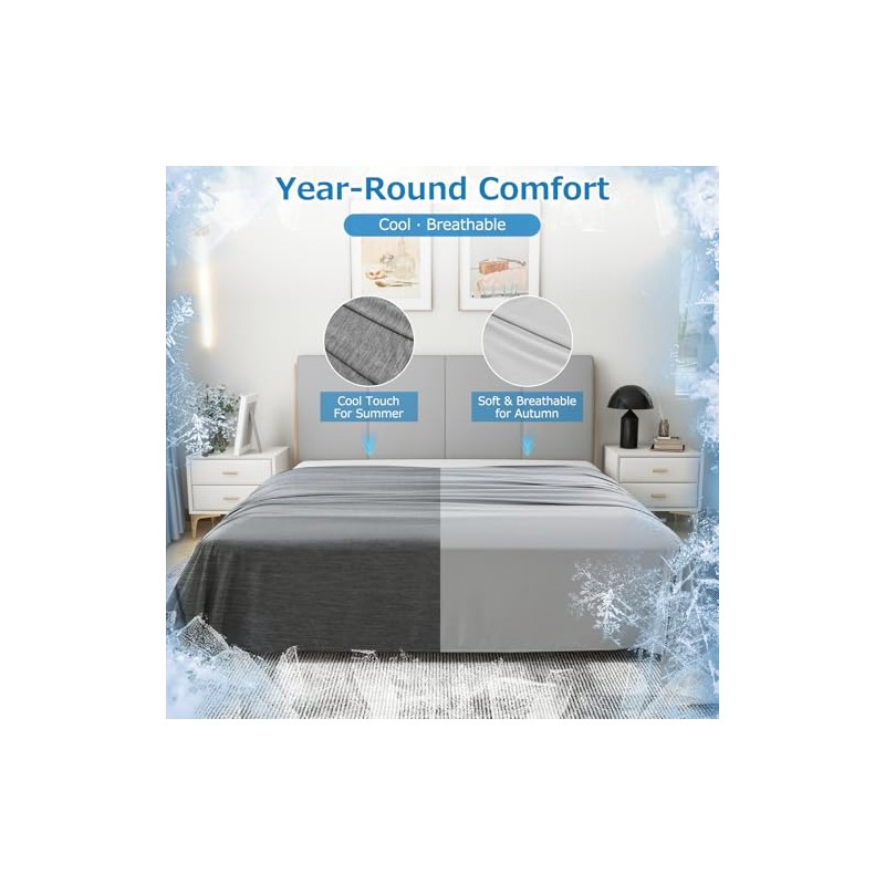 Cooling Blanket 150 x 200 cm for Hot Nights -