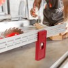 Red Combination Square Set Woodworking Joinery Measuring Ruler Carpenter Tools