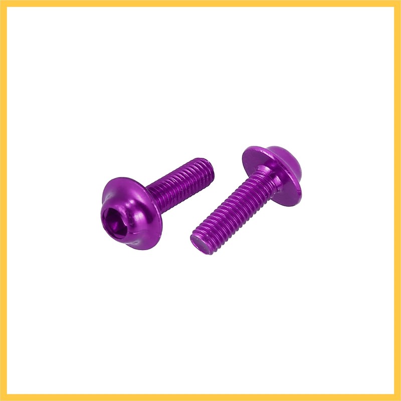 REPAIROCK 10pcs M5 5mm Motorcycle Windscreen Screws Fairing Windscreen Screws