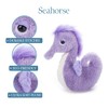 The Petting Zoo Seahorse Stuffed Animal Plushie, Gifts for Kids,