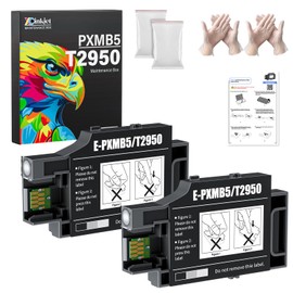 Xcinkjet T2950 Maintenance Box Compatible Replacement for Epson WF-110 EC-C110 Printers,T295000/PXMB5 (2 Pack)