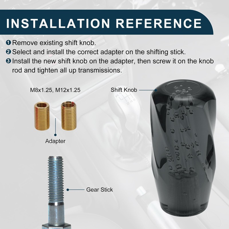 TUCKBOLD Car Gear Knob 10 cm Durable Front Gear Lever