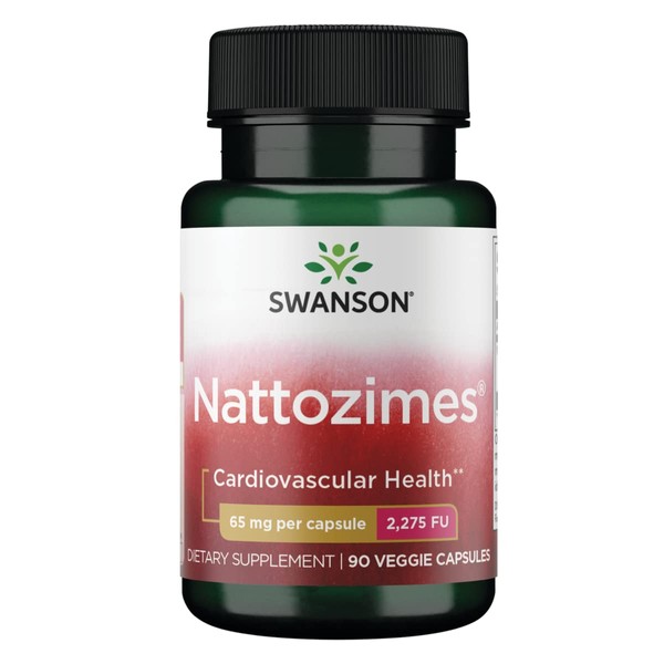 Swanson Nattozimes 65 Milligrams/2275 Fu 90 Veg Capsules Enzyme