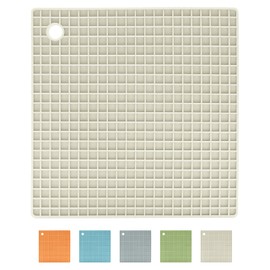 OGGI Silicone Pot Holders for Kitchen – Heat Resistant to 500°F, Non-Slip Textured Grip, Water Resistant, Durable 7"x7" Pot Holders for Hot Pans and Dishes, Dishwasher Safe Silicone Potholders