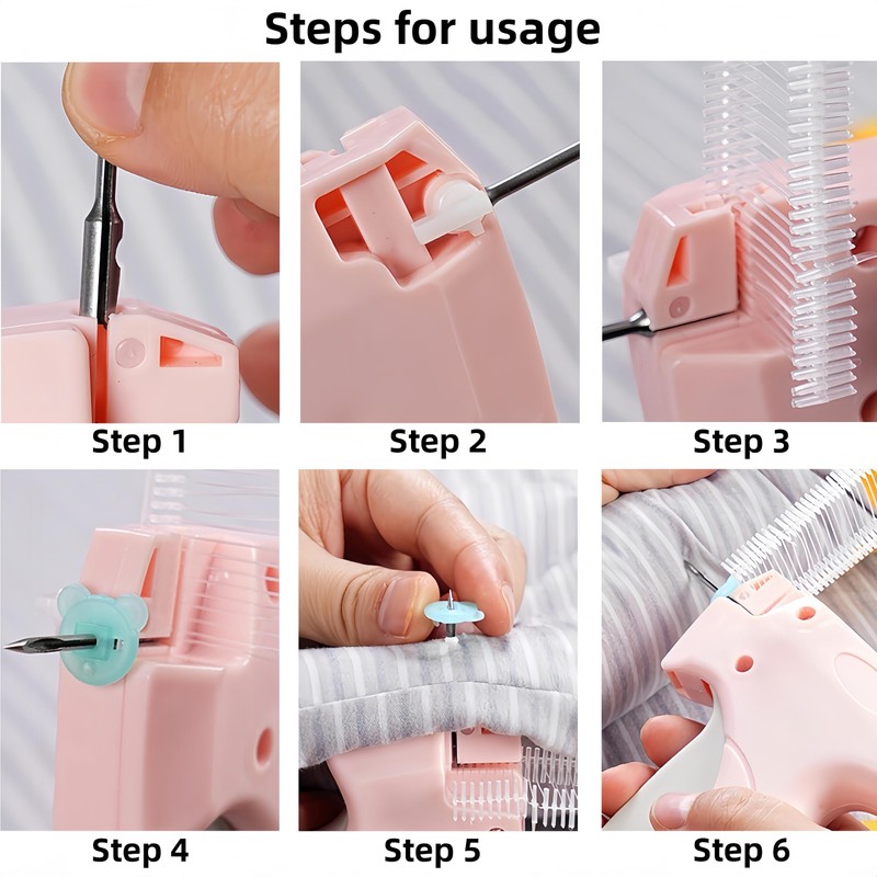 Fokroin Quick Clothing Fixer, Stitchy Gun, Quick Fixing Device for