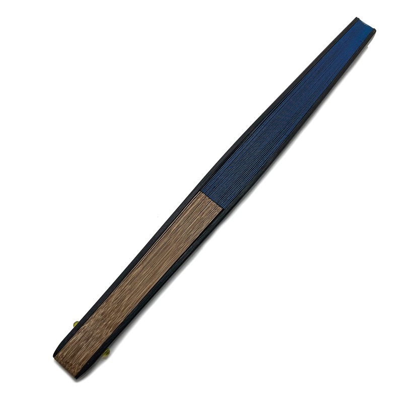 Hanakanzashi Men's Folding Fan, Lacquered Side, Paper Fan, Fan Case,