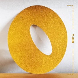 Fortylicious Gold Glitter Banner Happy 40th Birthday Banner for 40th Wedding Anniversary Decorations or Birthday Party Decorations