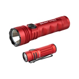 OLIGHT Seeker 4 Rechargeable Bright Flashlights, 3100 High Lumens USB-C Charging Flashlight Bundle withOLIGHT Warrior Nano Tactical Flashlight, 1200 Lumens Rechargeable LED Light