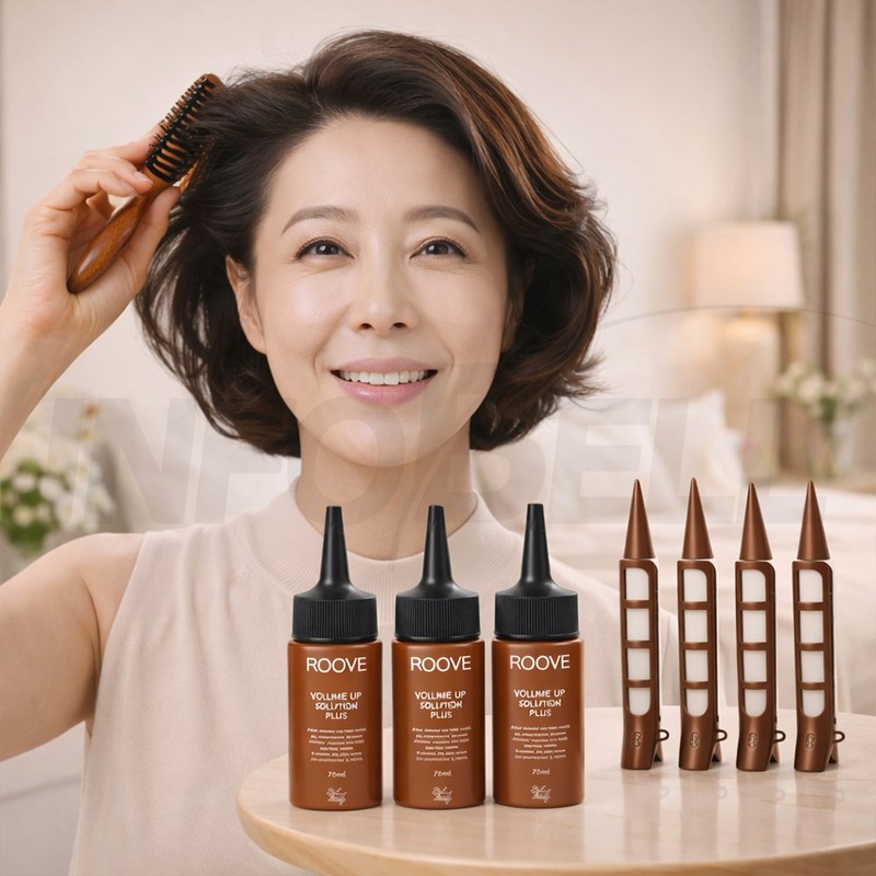 Up&Up 10-minute volume up perm shampoo, hypoallergenic to the scalp,