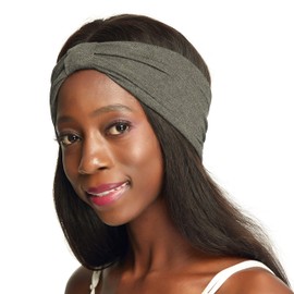 Makeup Headband for Black Women Cotton Hair Wrap Satin