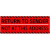 Return to Sender Not at This Address Stickers 500 Pcs,