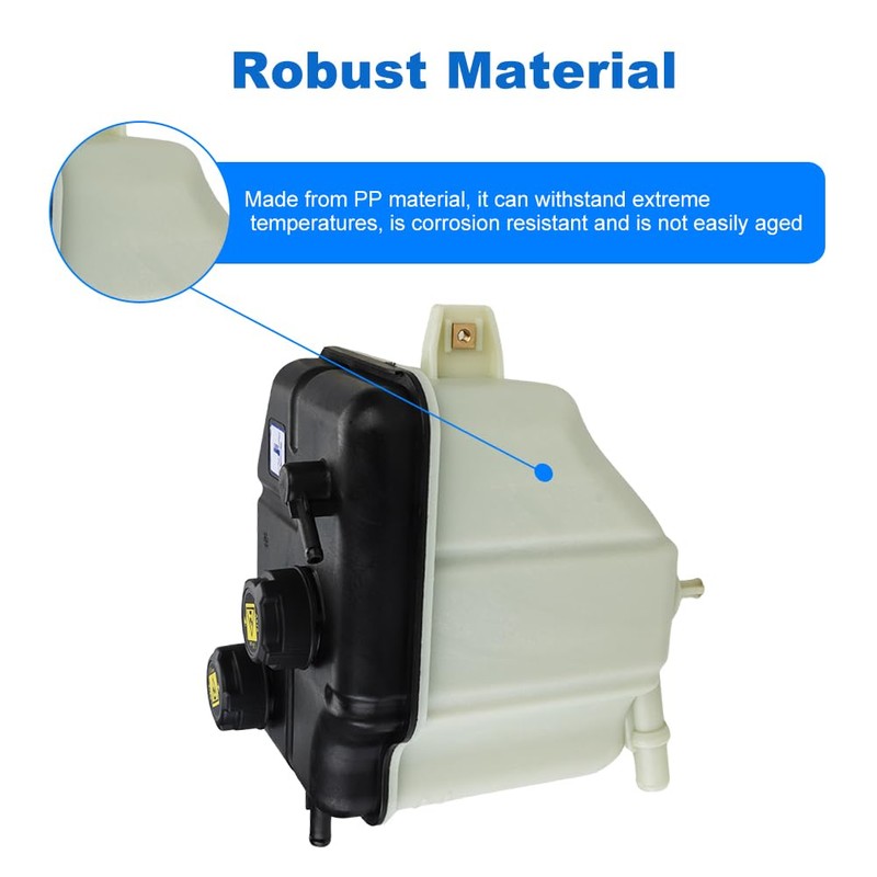 JDMON Engine Coolant Reservoir Tank w/Cap Replacement for 670031651 Replacement