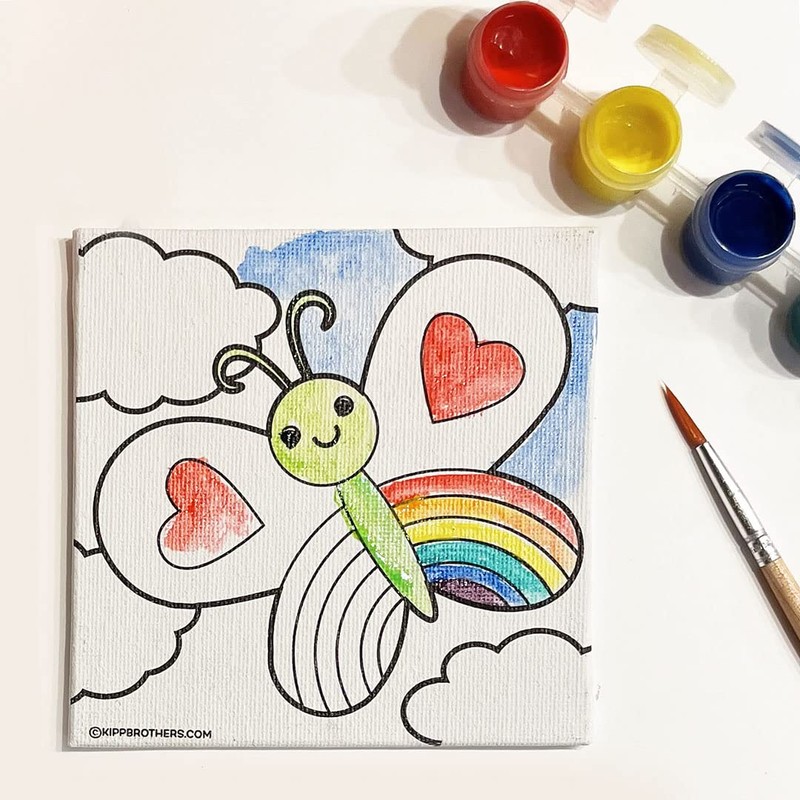 Mini Canvas and Paint Set (Happy)