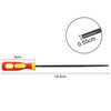 JNAWA Chainsaw File Metal File Set with Handle Round Chainsaw