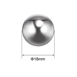 sourcing map 2pcs 18mm 201 Stainless Steel Bearing Balls G200 Precision