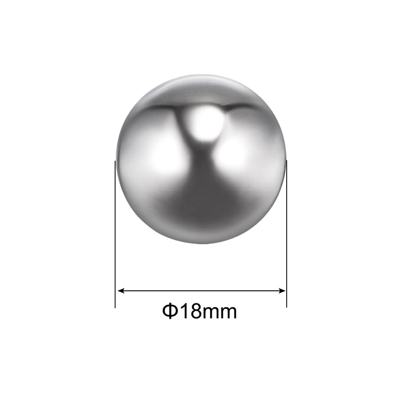 sourcing map 2pcs 18mm 201 Stainless Steel Bearing Balls G200
