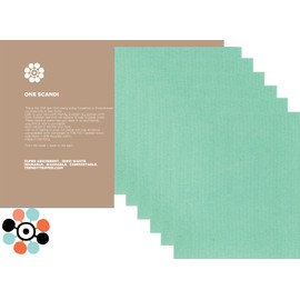 Trendy Tripper Swedish Dishcloths Reusable | Washable | Compostable | Made in Germany | Packaged USA | 6 PACKS (6 GREEN)