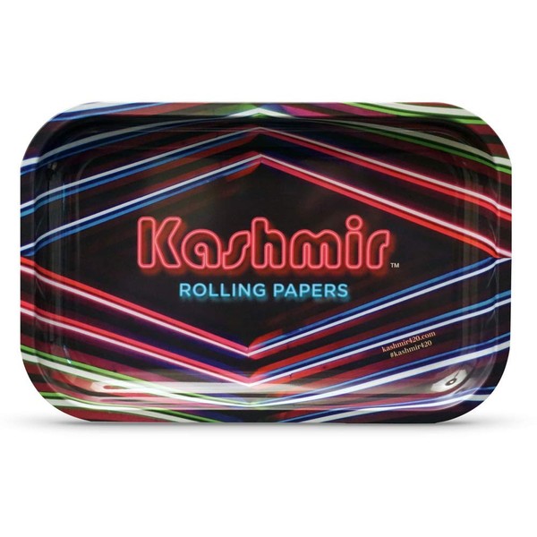 Kashmir Metal Rolling Tray Tiny Multicolor Party Designed Useful Accessories Enthusiastic Limited Edition Number 5