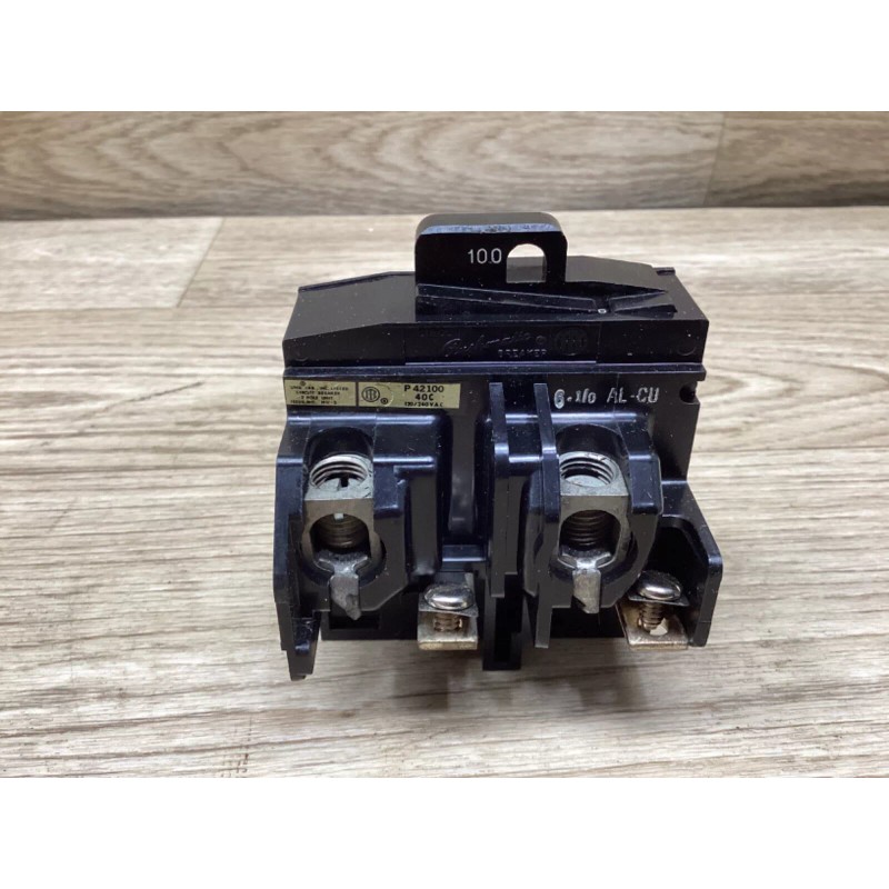 ITE Pushmatic P42100 Circuit Breaker 100A 2-Pole 120/240V NOS #14F85PR6*CO