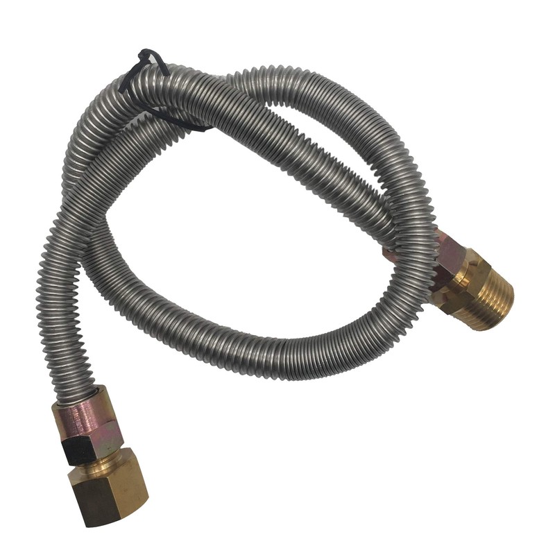 Meter Star Propane fire Pit Whistle Free Gas Flex Line