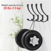 Hanging Coat Hooks Wall Mount,4PCS Large Coat Hanger Wall Hangers