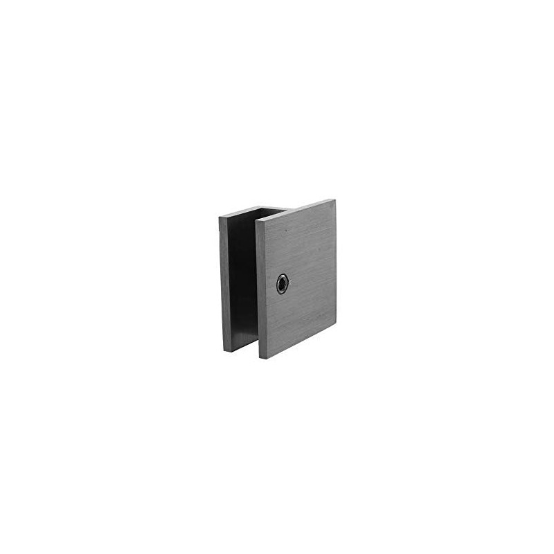CRL Brushed Nickel Square Style Frameless Shower Door Stop