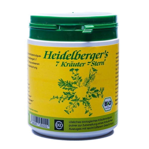 KORIER Heidelbergers 7-Kräuter-Stern, Bio, gemahlenes Pulver - 250g