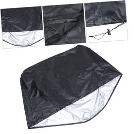 MERRYHAPY Square Polyester BBQ Oven Cover UV Resistant Grill Protective Cover Durable Outdoor Barbecue Fits Grills