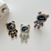 Black Cute Phone Stand Holder,Cell Phone Hidden Kickstand for Desk,Astronaut