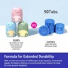 Toilet Bowl Cleaner, Cute Dinosaur-Shaped, Long-Lasting & Automatic，Ocean, Jasmine, Peach