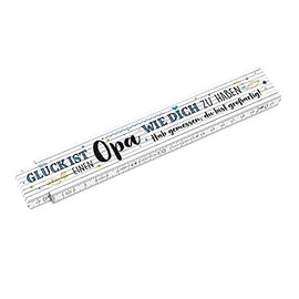 Herz & Heim® Gift for Grandpa Ruler Glück ist einen Opa wie Dich zu haben