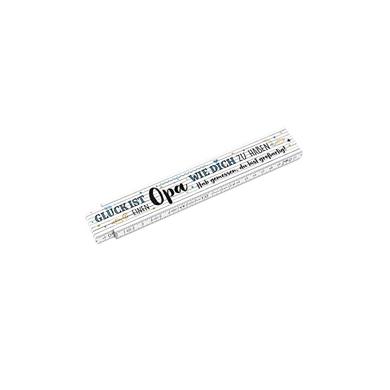 Herz & Heim® Gift for Grandpa Ruler Glück ist einen