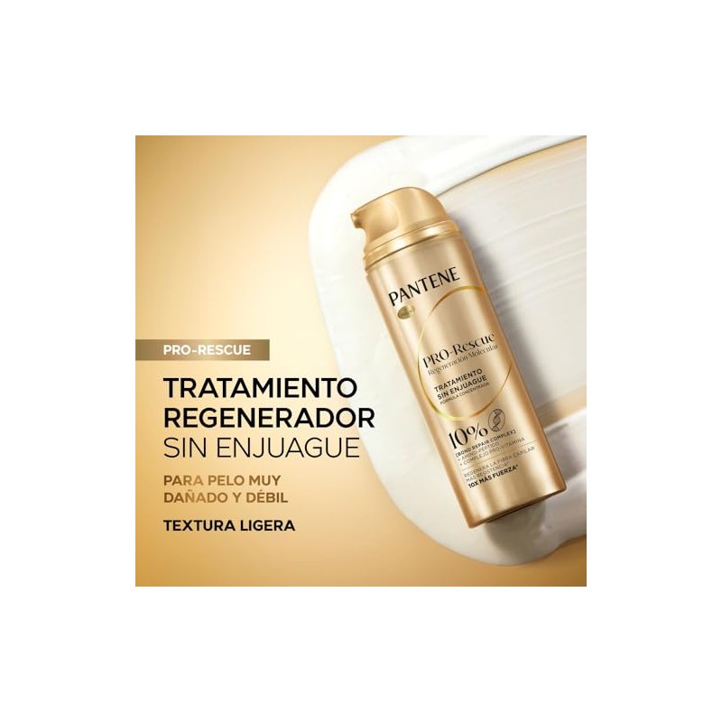 Pantene Tratamiento Leave-in Regeneración Molecular, Cabello Muy Dañado Y Débil
