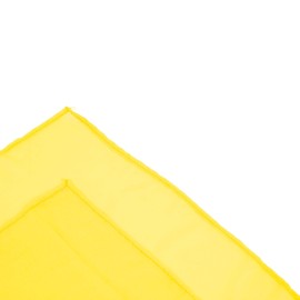 Hip Hop 50's Shop Sheer Chiffon Scarf Vintage Style Accessory for Women and Children (Yellow)