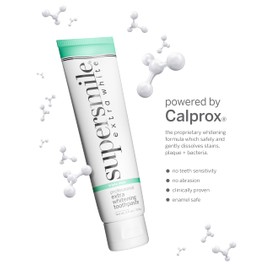 Supersmile Extra White Toothpaste, Triple Mint, 2.5 oz (Pack of 4)