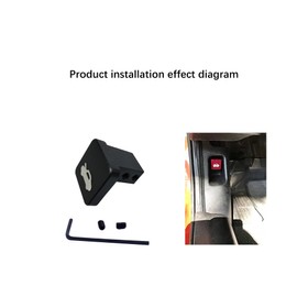 Melincars Heavy Duty Billet Aluminum Hood Release Handle & Cable Repair Kit - Compatible with Honda Civic 1996-2011, CR-V 1997-2006, Element 2003-2011 Black