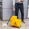 Mind Reader Mobile Heavy Duty Mop Bucket with Upward Press