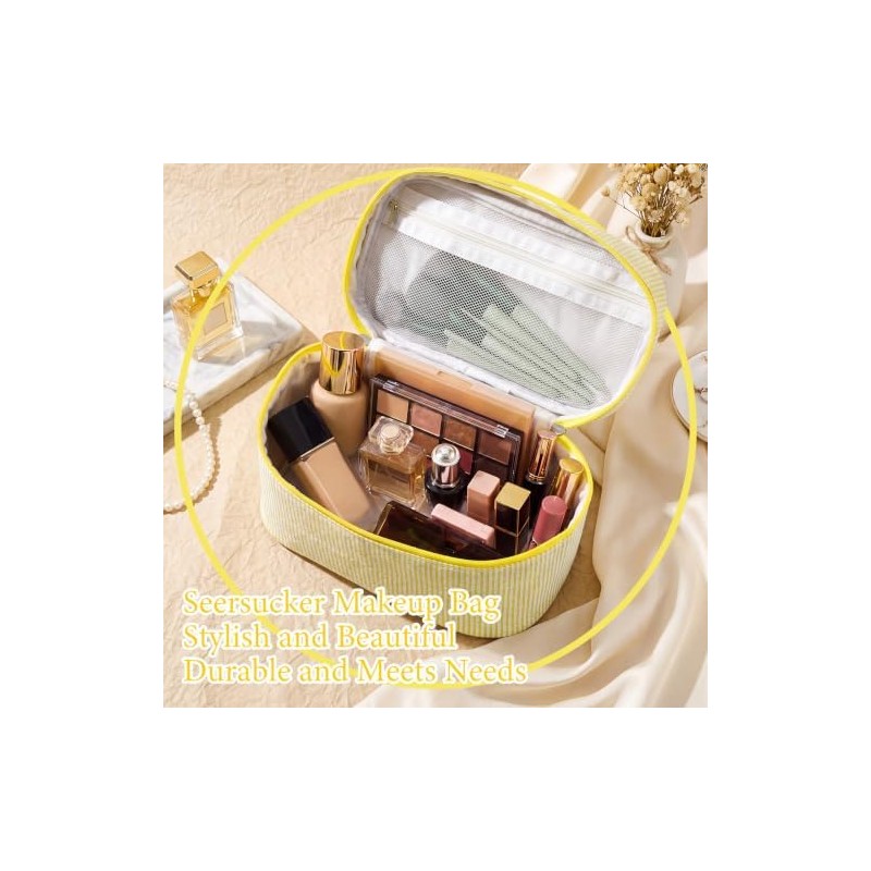 Cosmetic Bag Organizer Travel, Compact Lightweight Accessory for Travel and