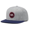 RVCA Men's Va Patch Snapback, Heather Navy