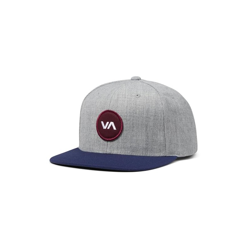 RVCA Men's Va Patch Snapback, Heather Navy