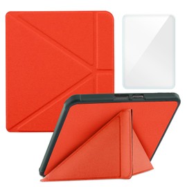 Case Fit for Kobo Forma Model N782 e-Reader, Lightweight Premium PU Leather Protective Cover with Auto Sleep/Wake. (Orange)