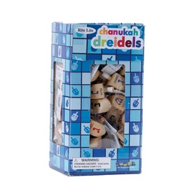 Rite Lite Small Natural Wooden Dreidels Chanukah Dreidels Bulk Pack of 100, Great Hanukkah Gift, Hanukkah Dreidels Bulk