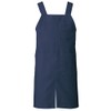 KAZEN Kazen Bib Apron H Type AP489-8 (Navy) Size: M