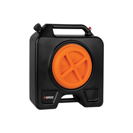 Groz 41966 15 Quart Drain Pan with Screw Cap, No Leaks/Industrial Capacity