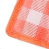 CHENGZI Thickened picnic mat outdoor lawn camping portable (Red)