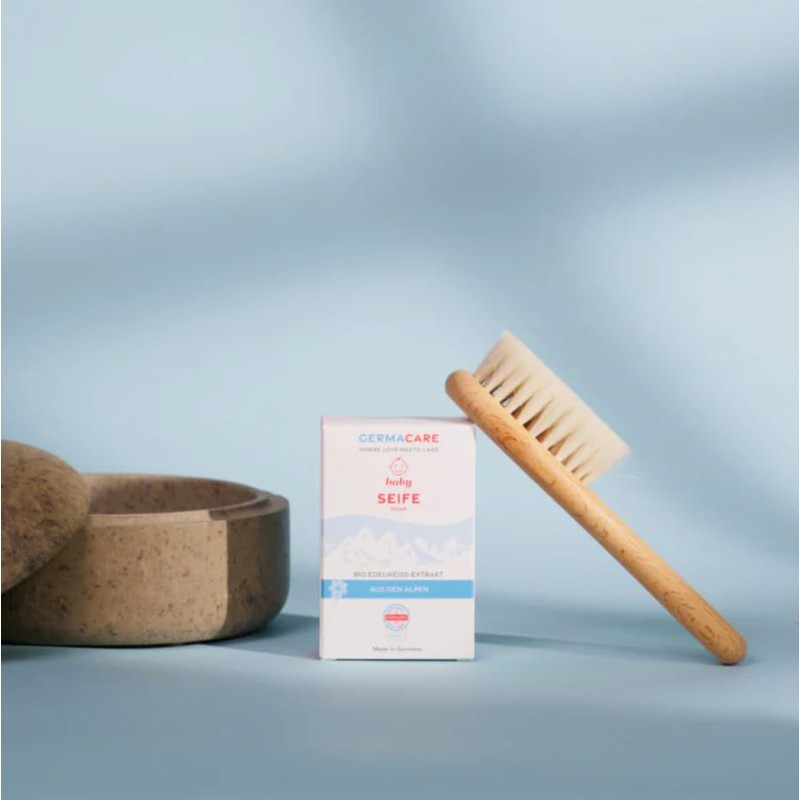 GermaCare Baby Soap with Organic Edelweiss from the Alps, pH